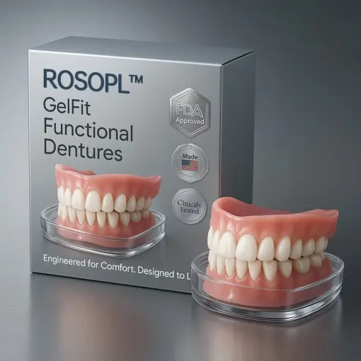 ROSOPL™GelFit Functional Dentures