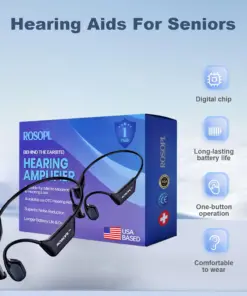 ROSOPL Rediscover Clear Sound with the X1 — Smart Open-Ear Bone Conduction Hearing Headset