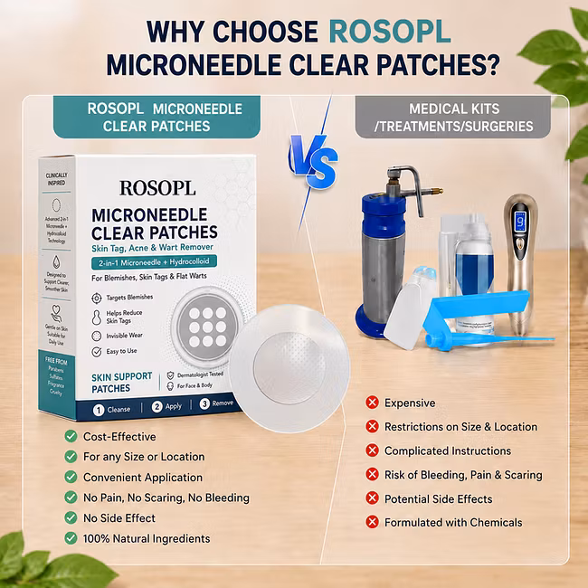 ROSOPL® 2-in-1 Microneedle & Hydrocolloid Patch - Image 4